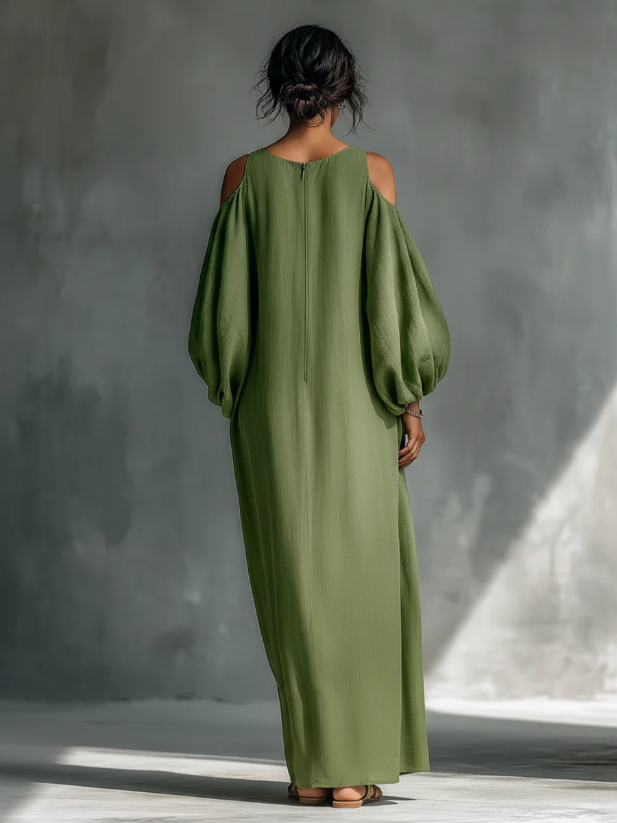 Susana | Flowing Off-Shoulder Maxi Dress