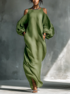 Susana | Flowing Off-Shoulder Maxi Dress