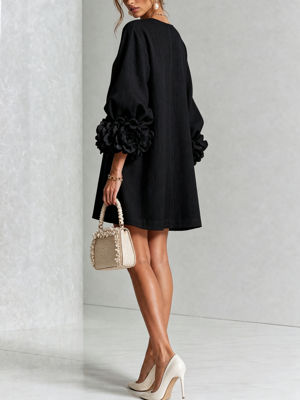 Florence | Floral Button-Down Mini Dress