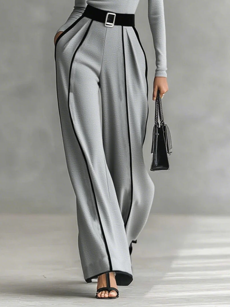Adèle High Neck Set Gray