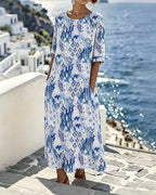 Emma | Loose & Light Floral Midi Dress