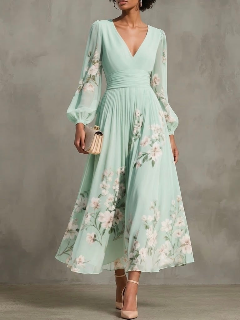 Tamsin | Feminine Flowing Maxi Dress