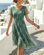 Ana | Loose & Light Floral Midi Dress