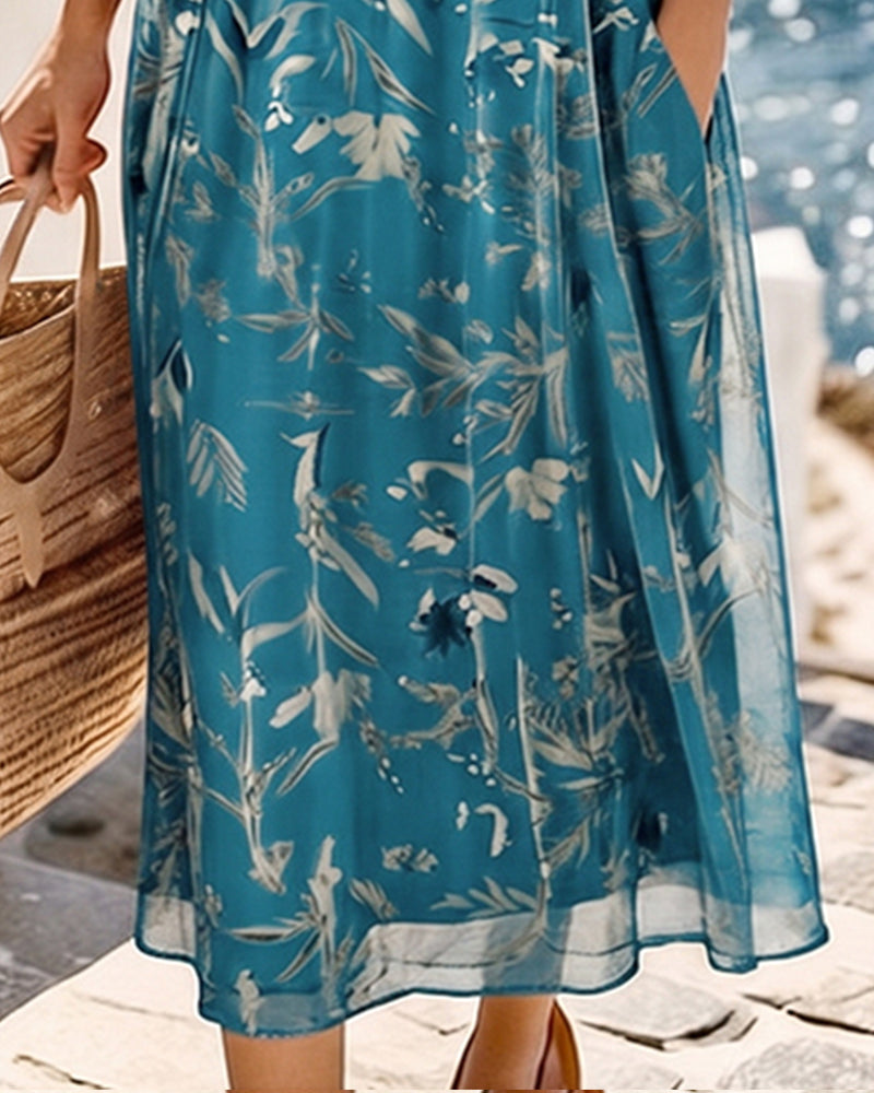 María | Loose & Light Floral Midi Dress