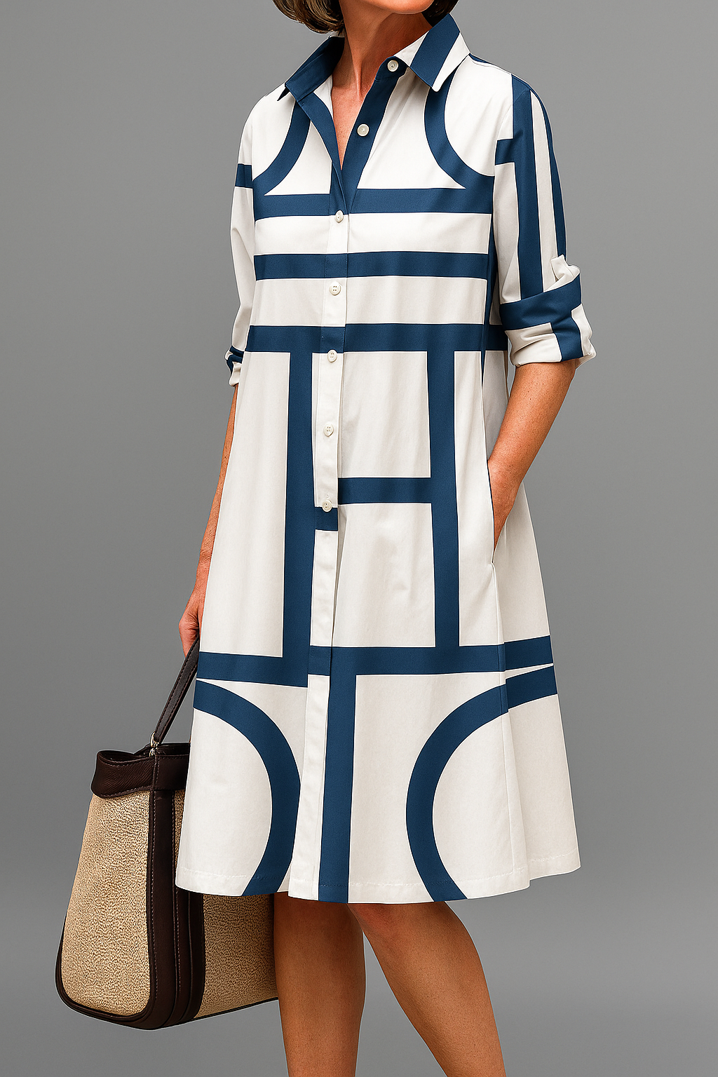 Siena | Polished & Stylish Midi Dress