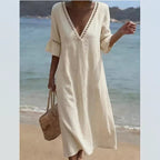 ELARA | Breezy Maxi Dress Flattering Comfort Seaside Style