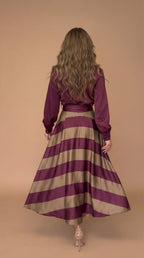 Mila | Striped Maxi Dress