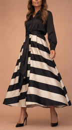 Mila | Striped Maxi Dress