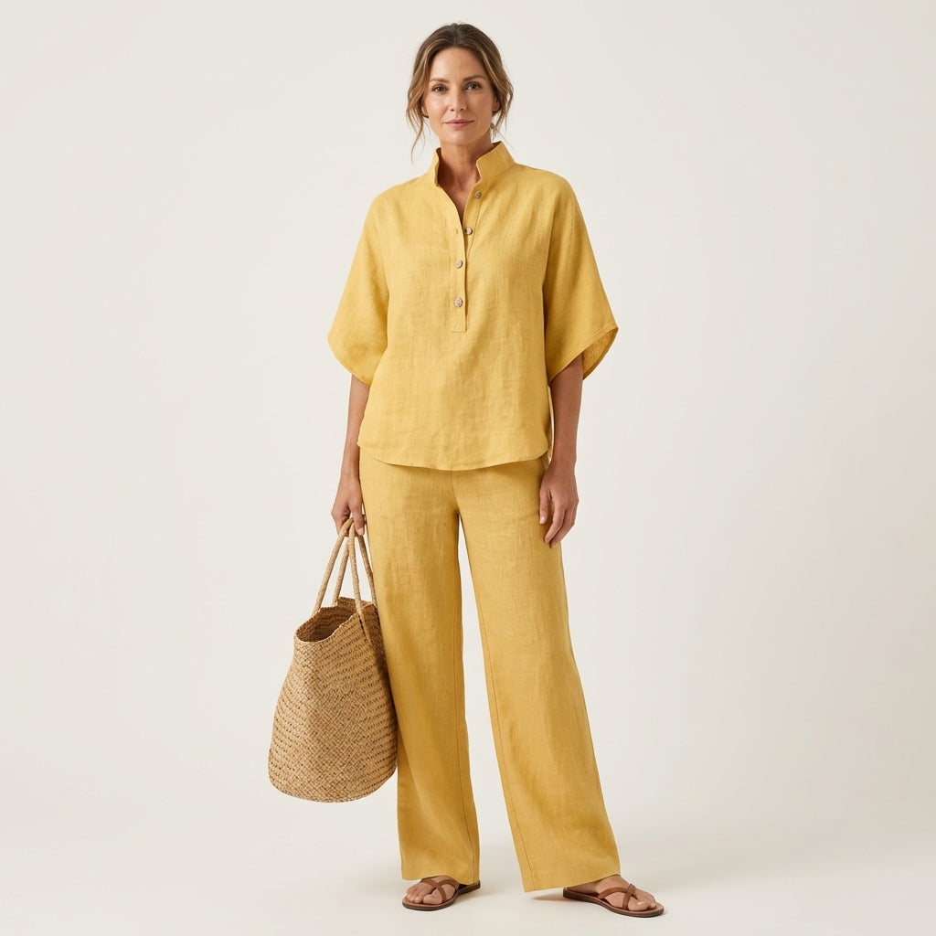 Zerah | Two-Piece Set - Yellow