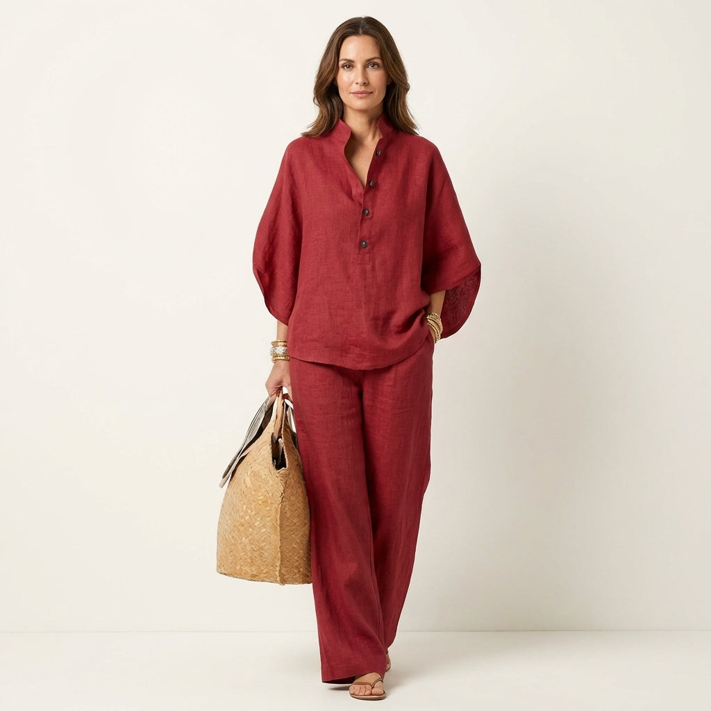 Zerah | Two-Piece Set - Red