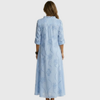 ELVENA™ | Relaxed Shirt Midi Dress